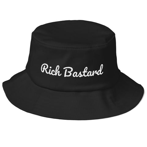 Rich Bastard Old School Bucket Hat